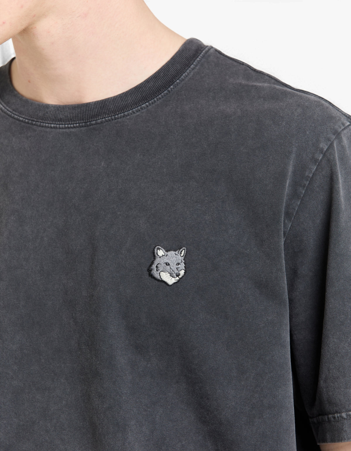 Fox Head Faded Comfort T Shirt - Black Faded