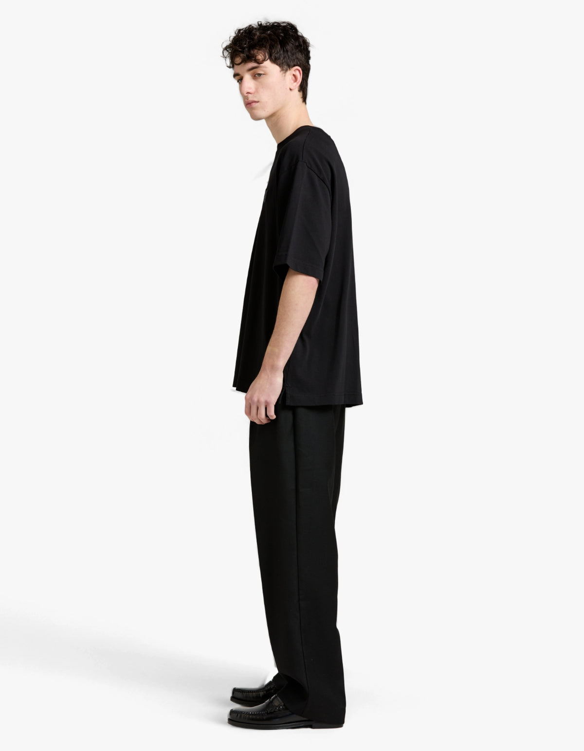 Fox Head Oversize T Shirt - Black