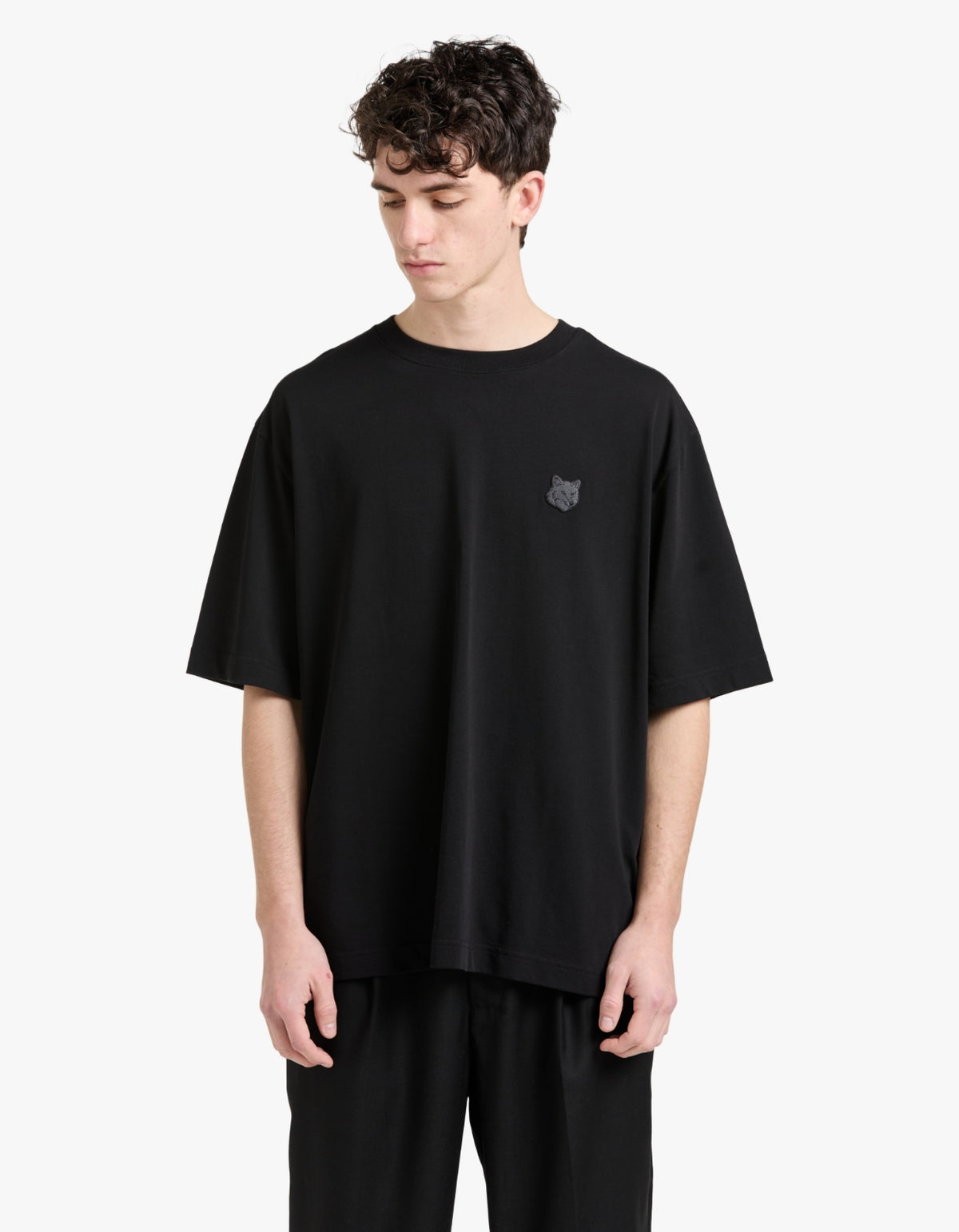 Fox Head Oversize T Shirt - Black