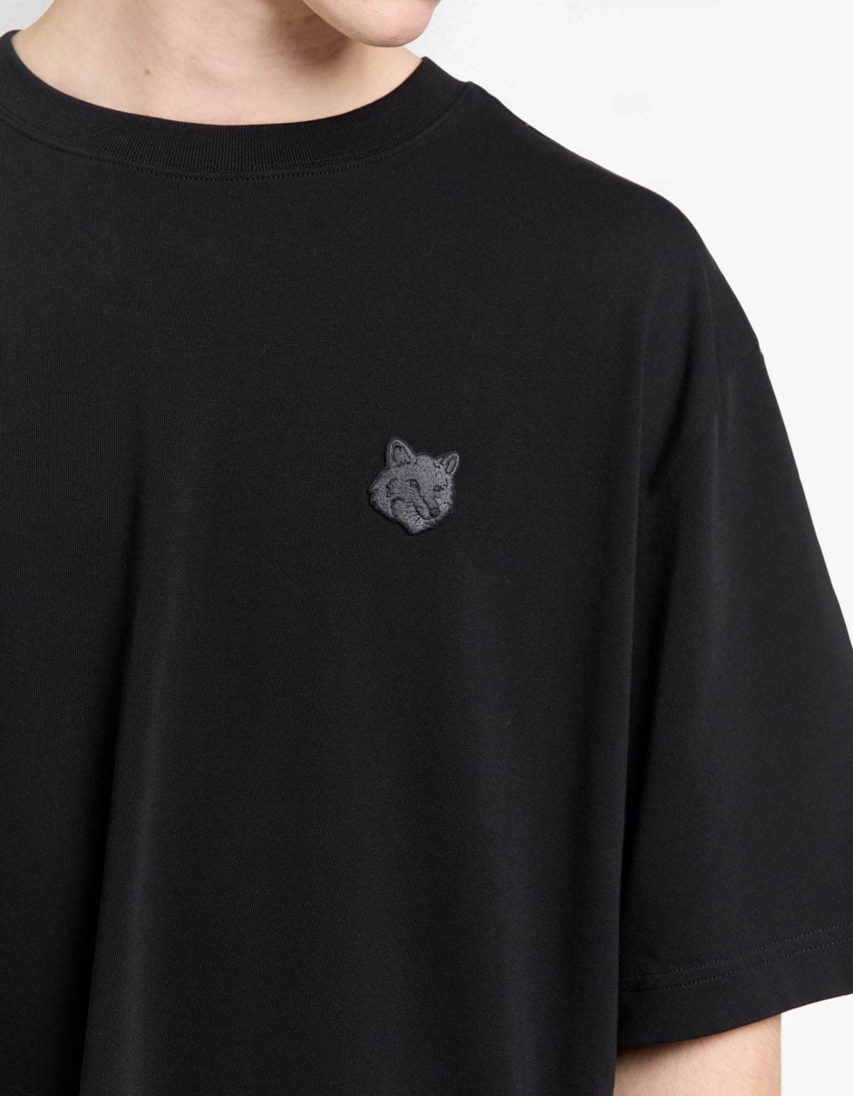 Fox Head Oversize T Shirt - Black