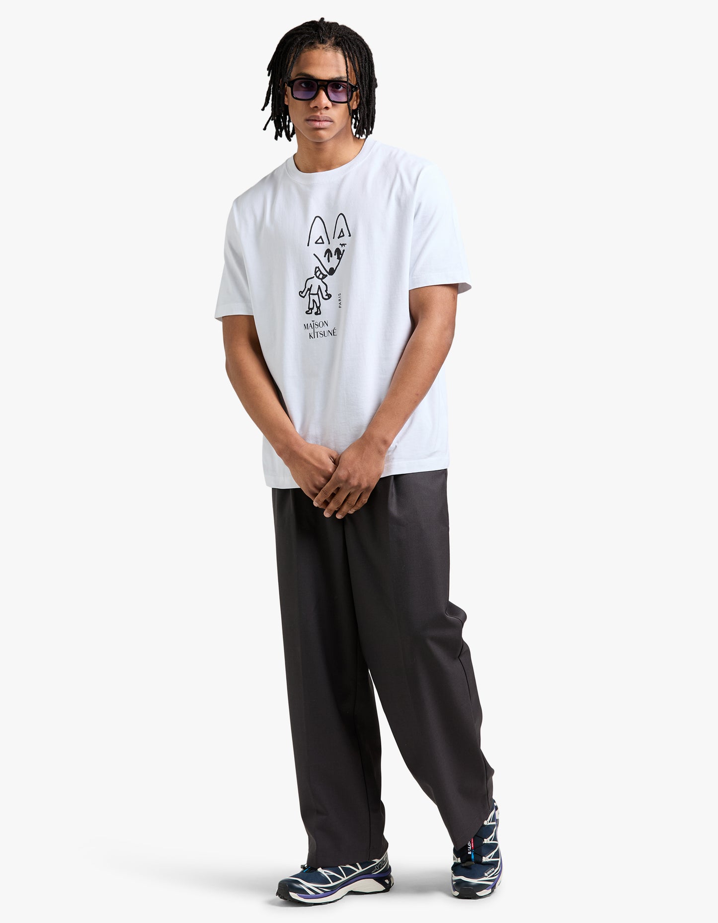 Party Fox Comfort T Shirt - White