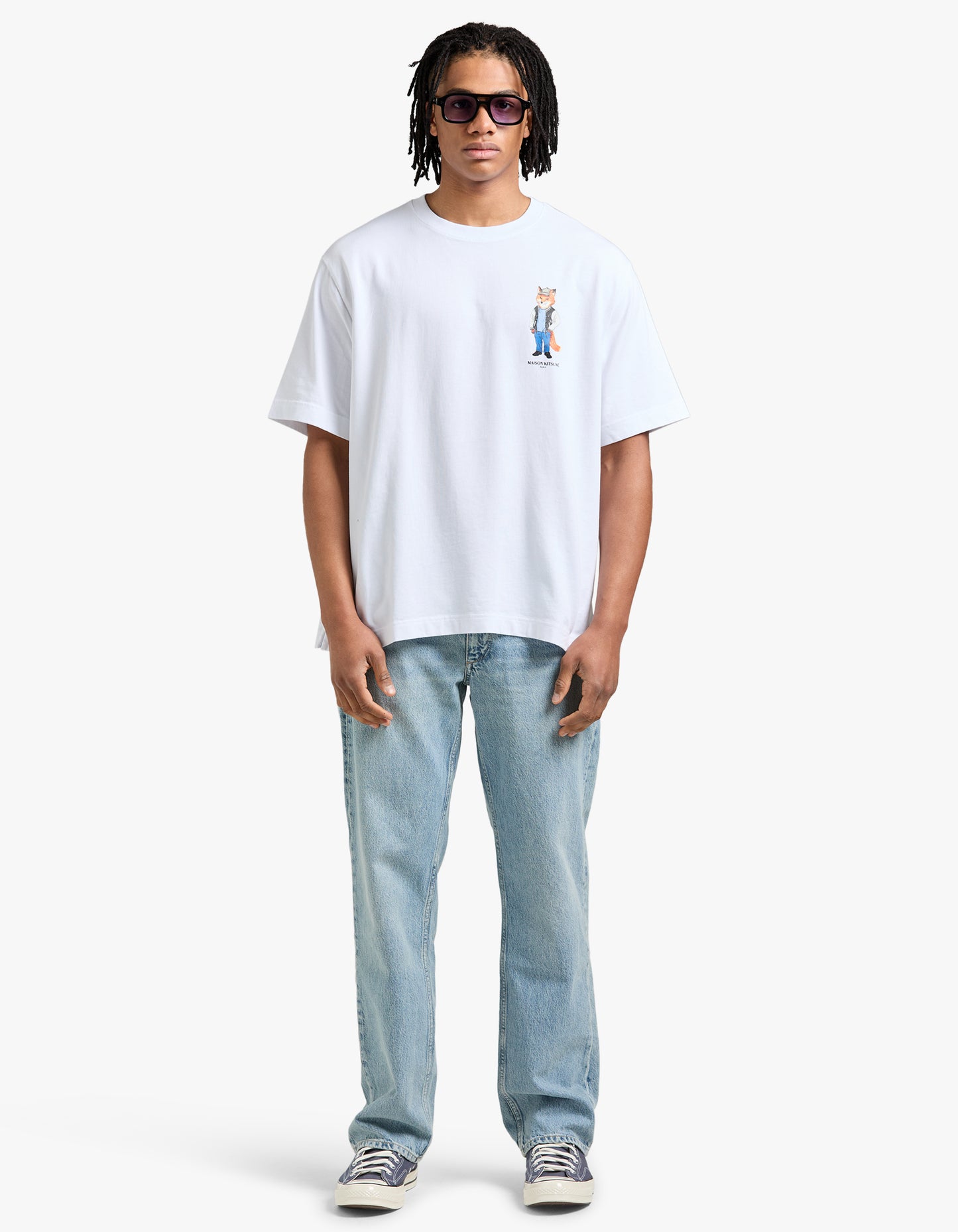 Dressed Fox Oversize T Shirt - White