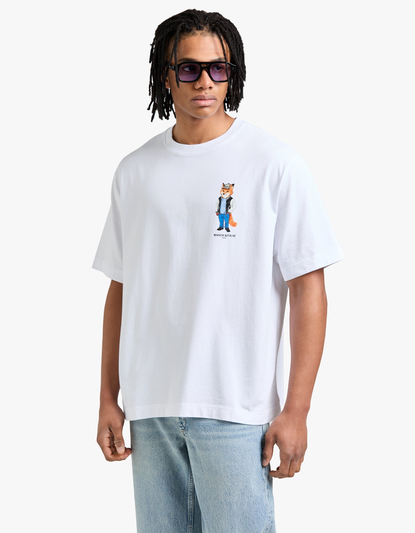 Dressed Fox Oversize T Shirt - White