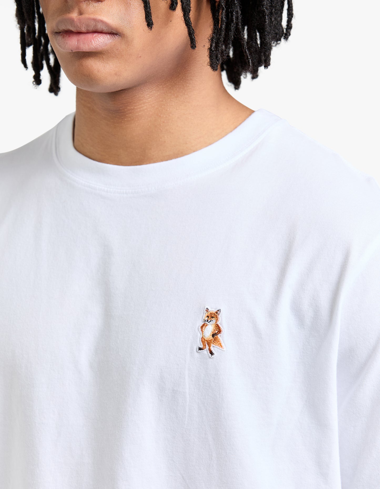 Standing Fox Comfort T Shirt - White