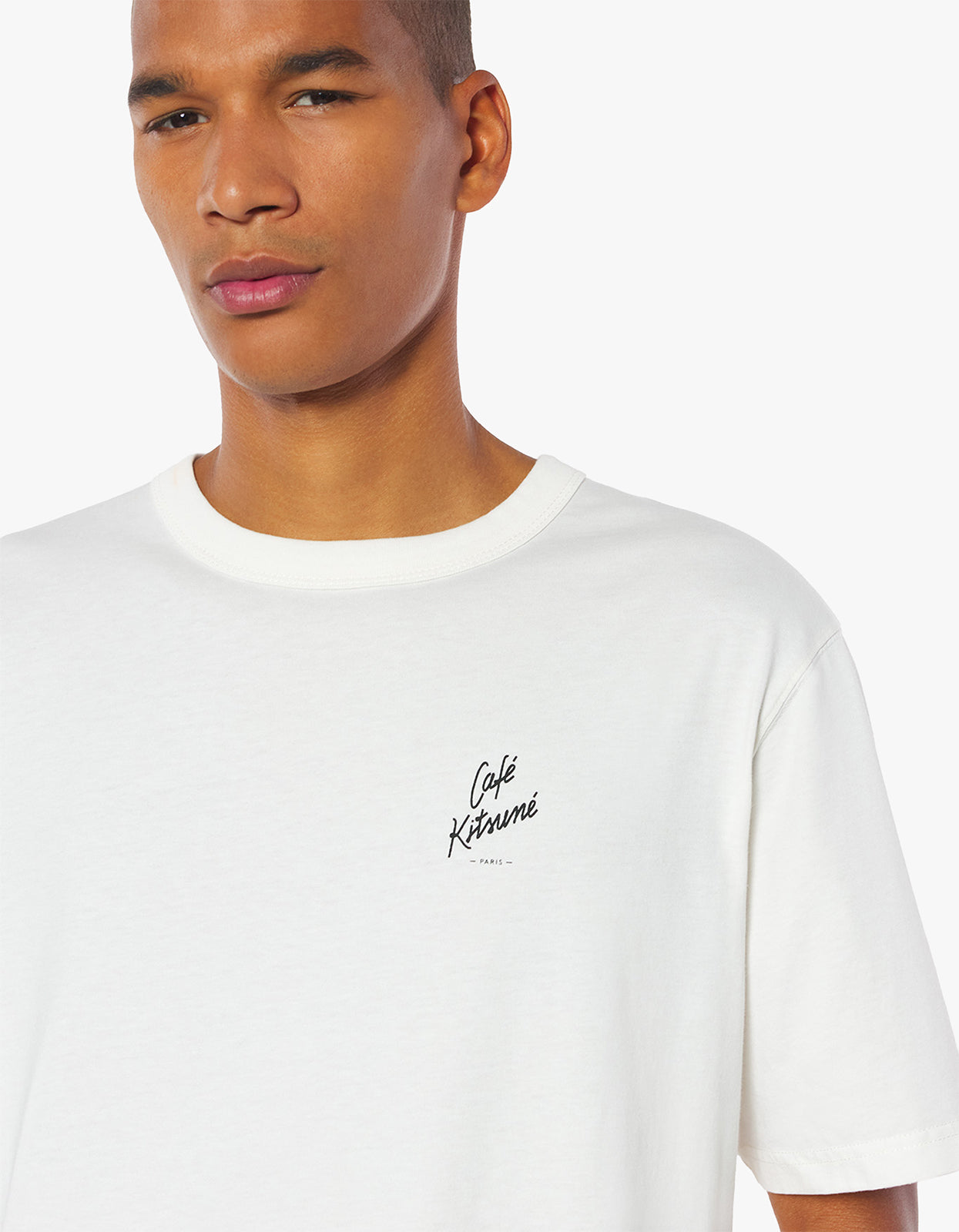 Cafe Kitsune Cappuccino Relax T Shirt - Tapioca