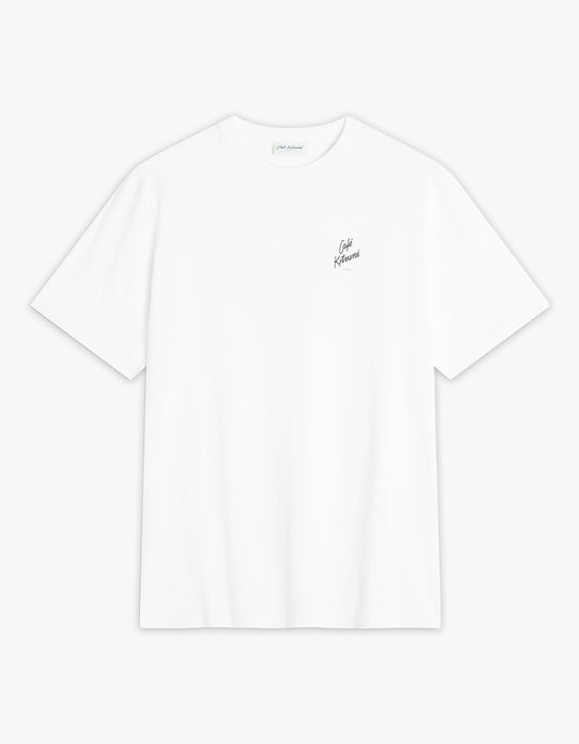 Cafe Kitsune Cappuccino Relax T Shirt - Tapioca