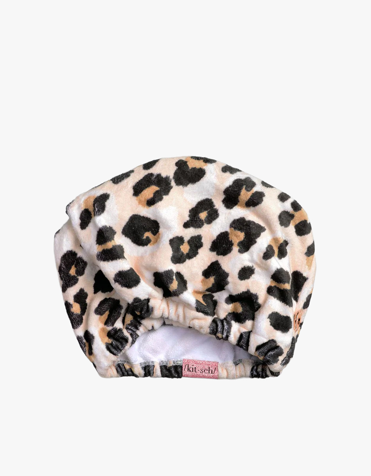 Microfiber Quick-Dry Hair Towel Turban - Leopard