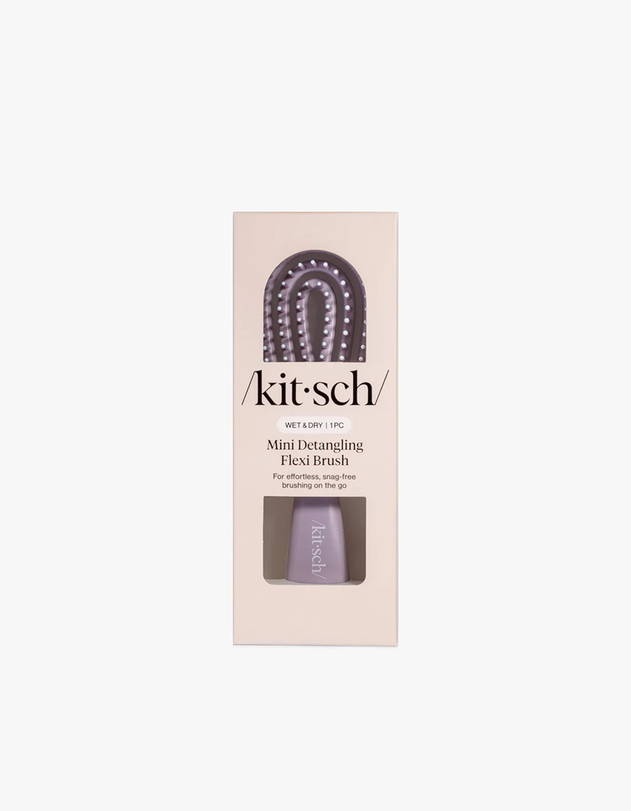 Mini Detangling Flexi Brush - Soft Violet