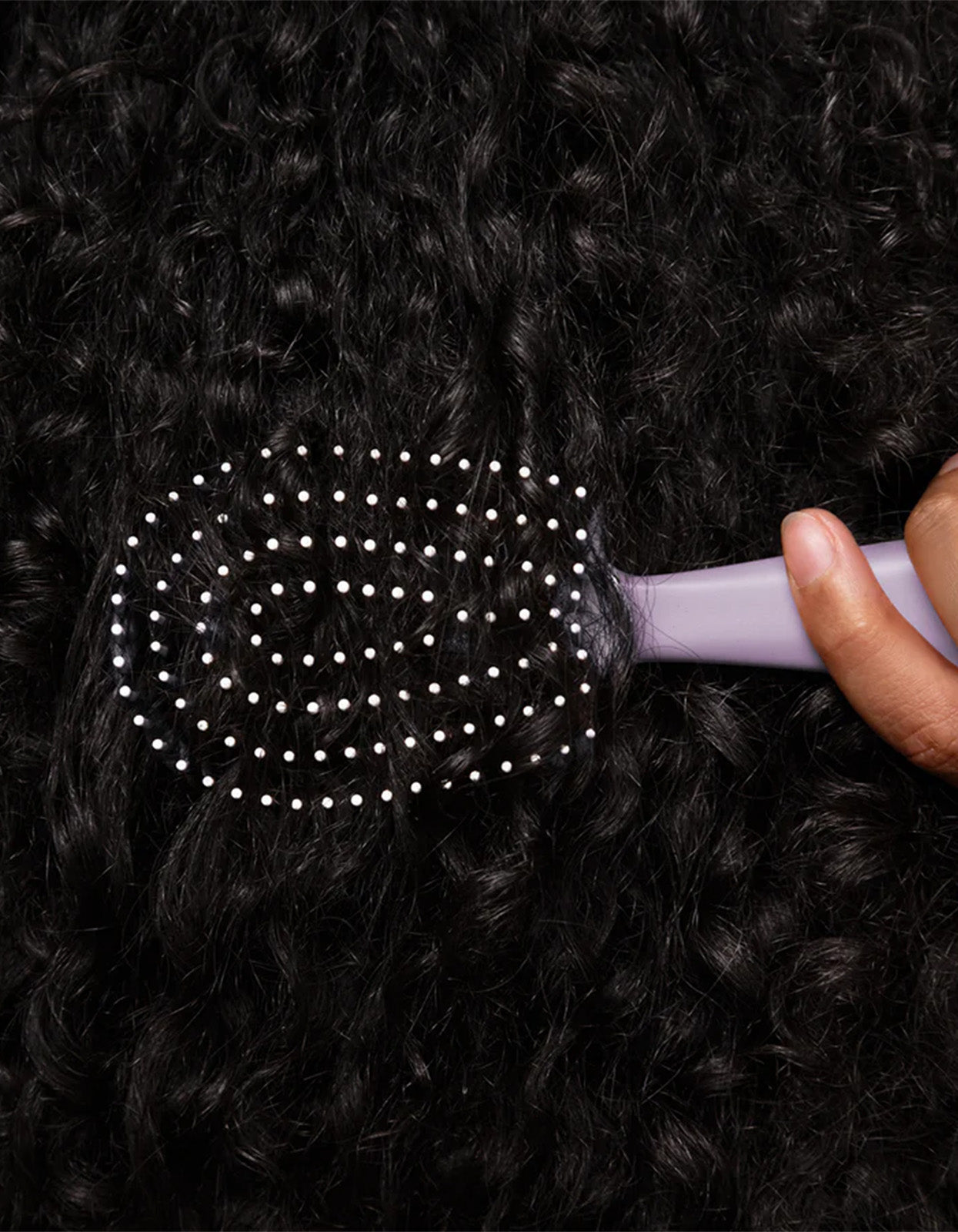 Mini Detangling Flexi Brush - Soft Violet