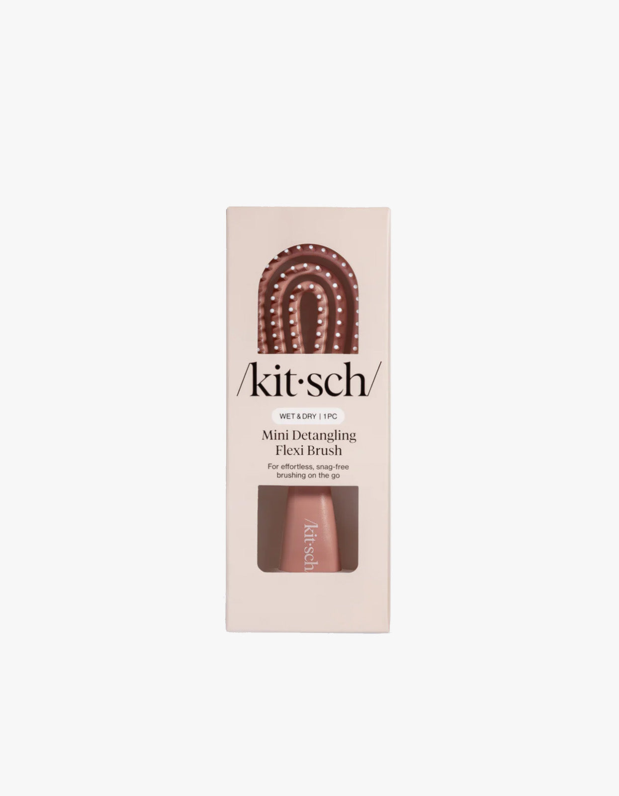 Mini Detangling Flexi Brush - Terracotta