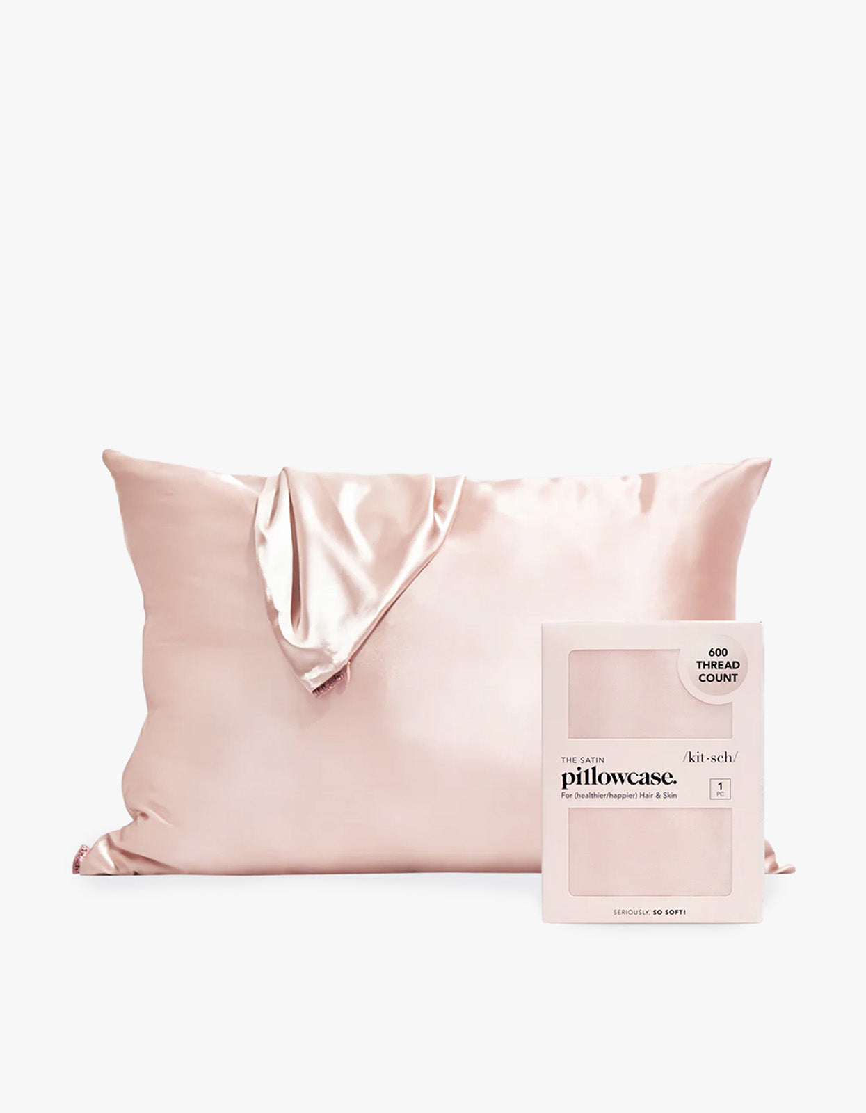 Satin Pillowcase In Blush