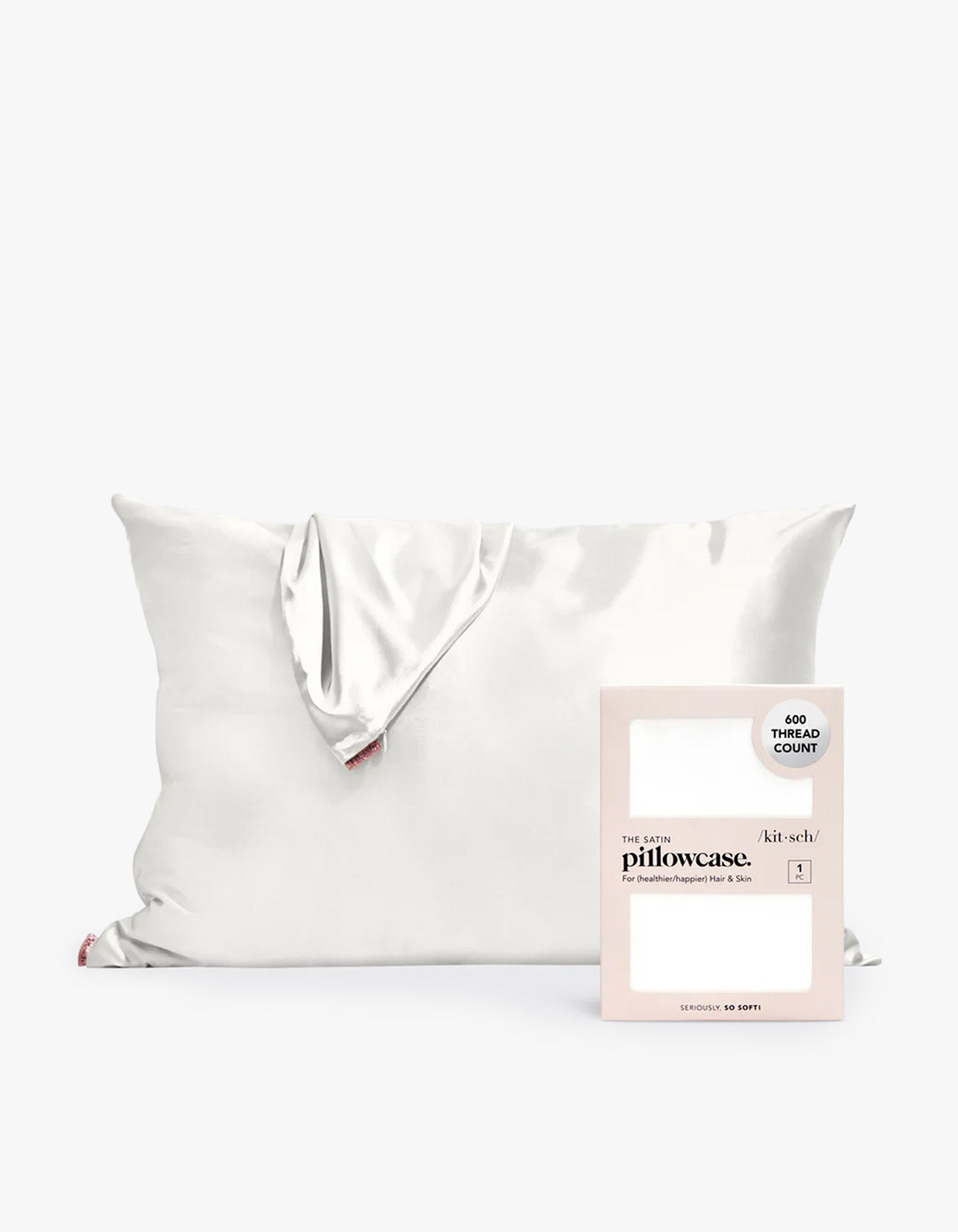 Satin Pillowcase In Ivory