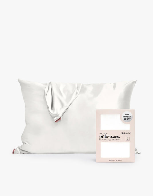 Satin Pillowcase In Ivory