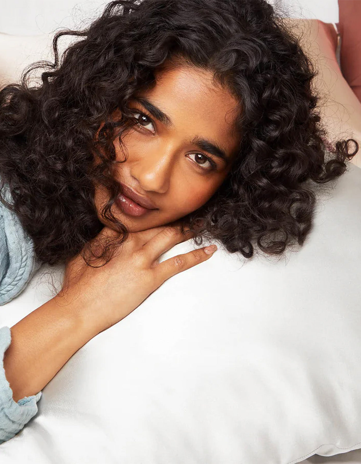 Satin Pillowcase In Ivory