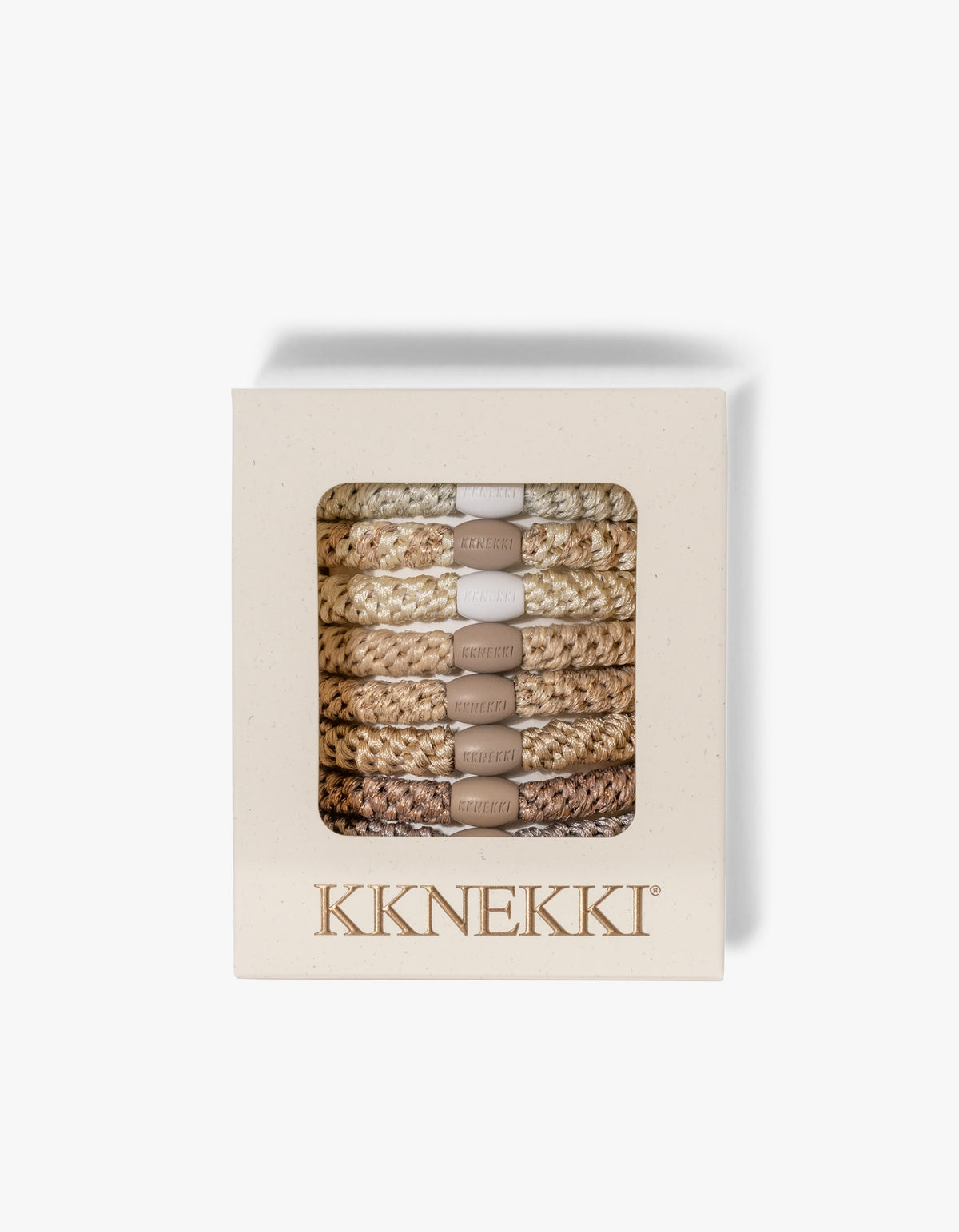 Nude Edition Hair Tie 8 Pack - Nude