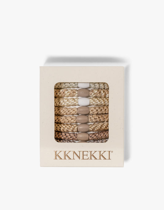 Nude Edition Hair Tie 8 Pack - Nude