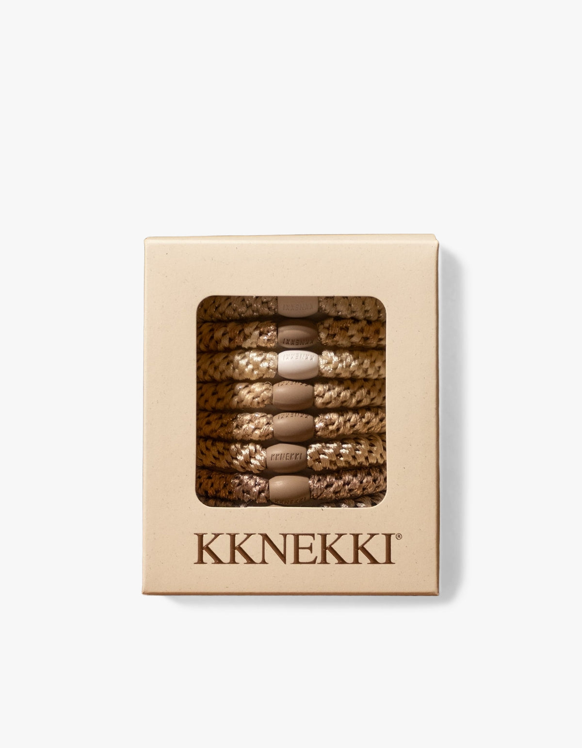 Nude Edition Hair Tie 8 Pack - Nude