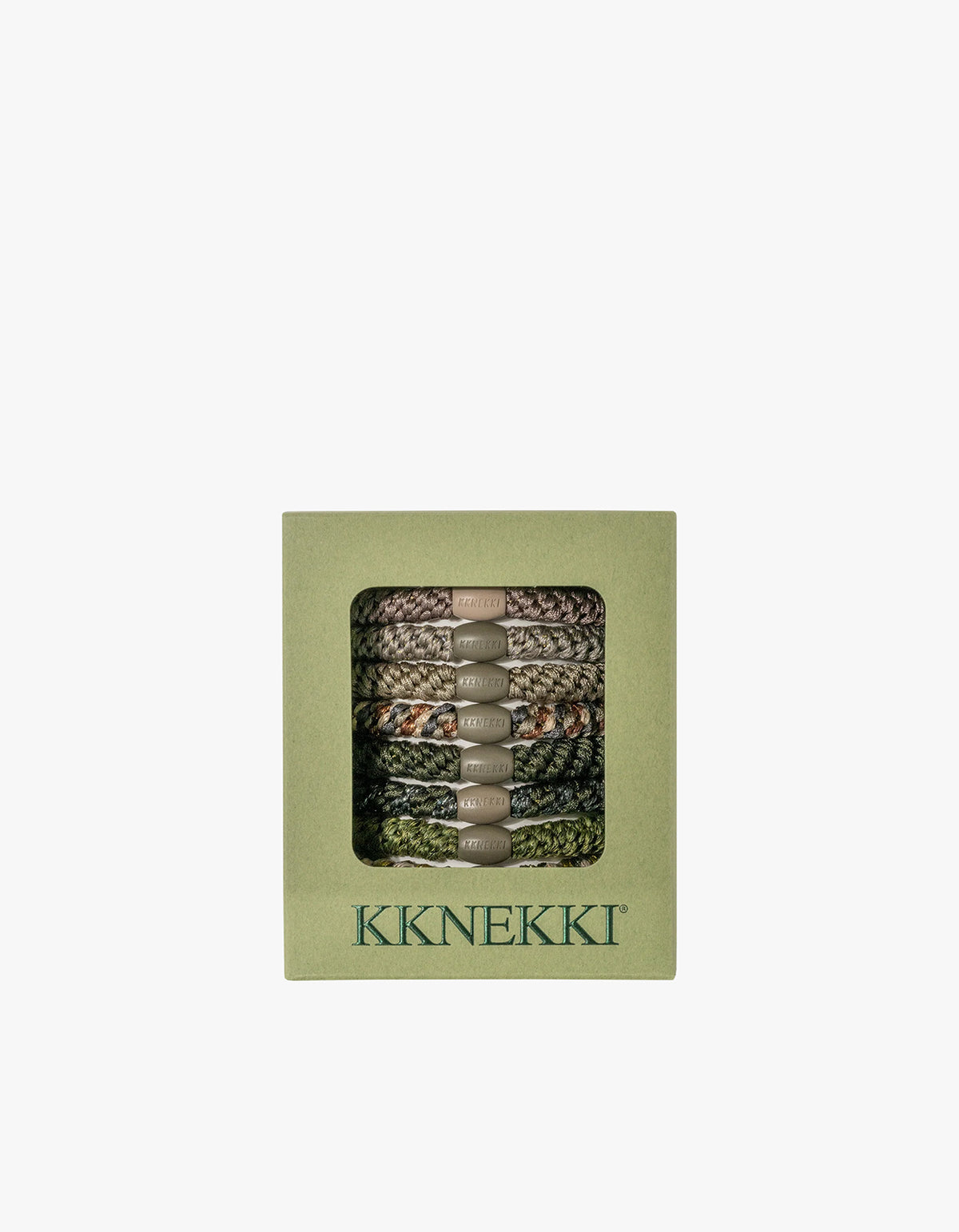 Army Edition Hair Tie 8 Pack - Army