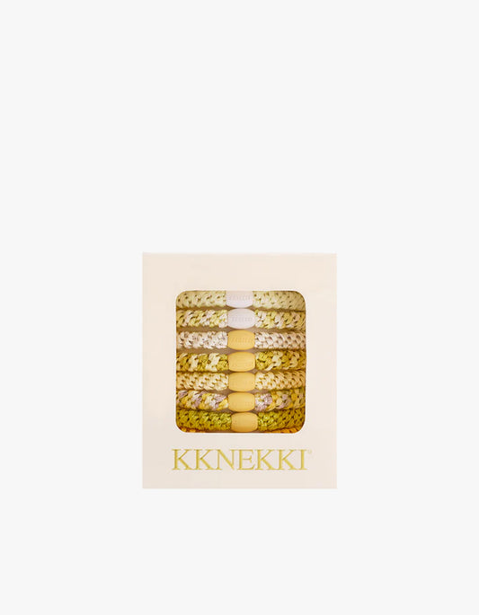 Butter Edition Hair Tie 8 Pack - Butter