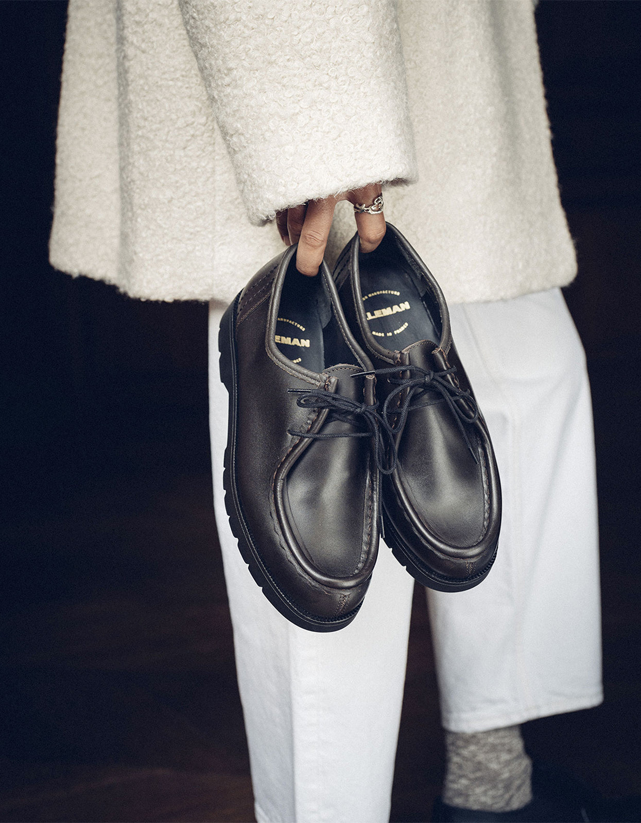 Mens PADROR Shoes - Brown/Black