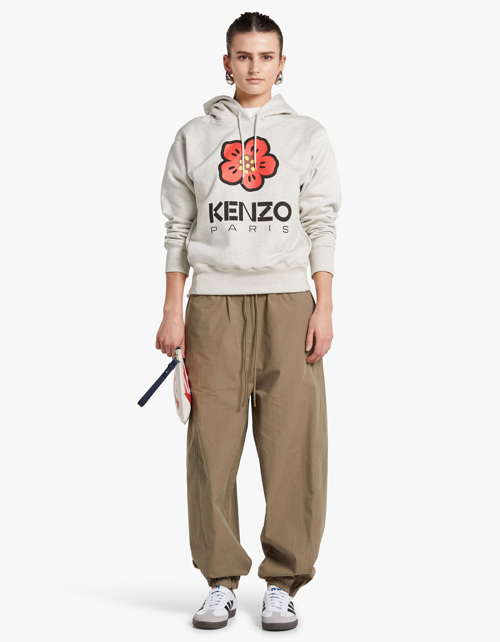 Kenzo discount tracksuit grey