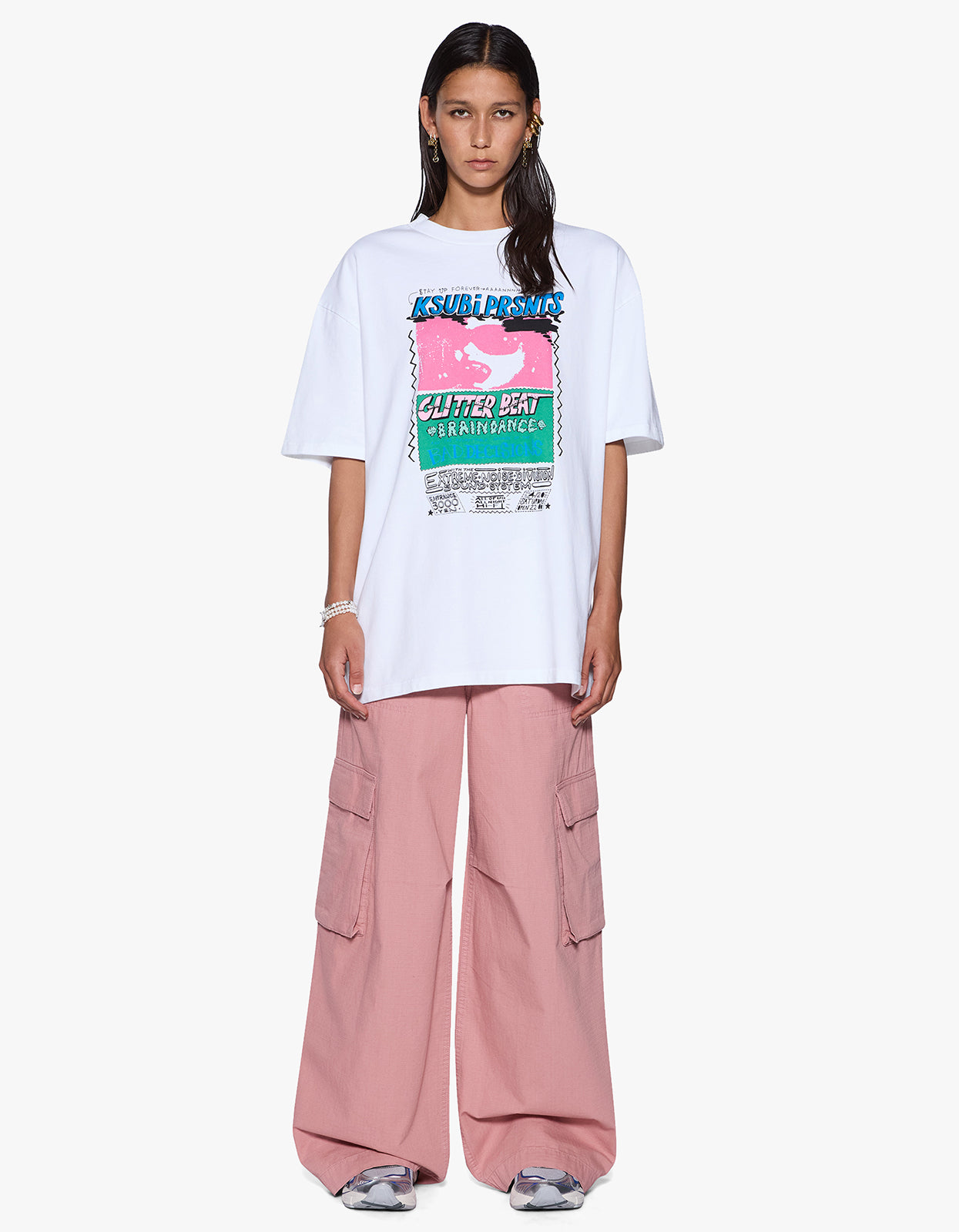 Ksuper Cargo Pant - Cameo Pink
