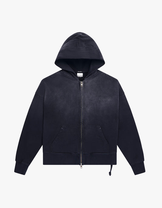 Intruder Ekcess Zip Hoodie - Jet Black