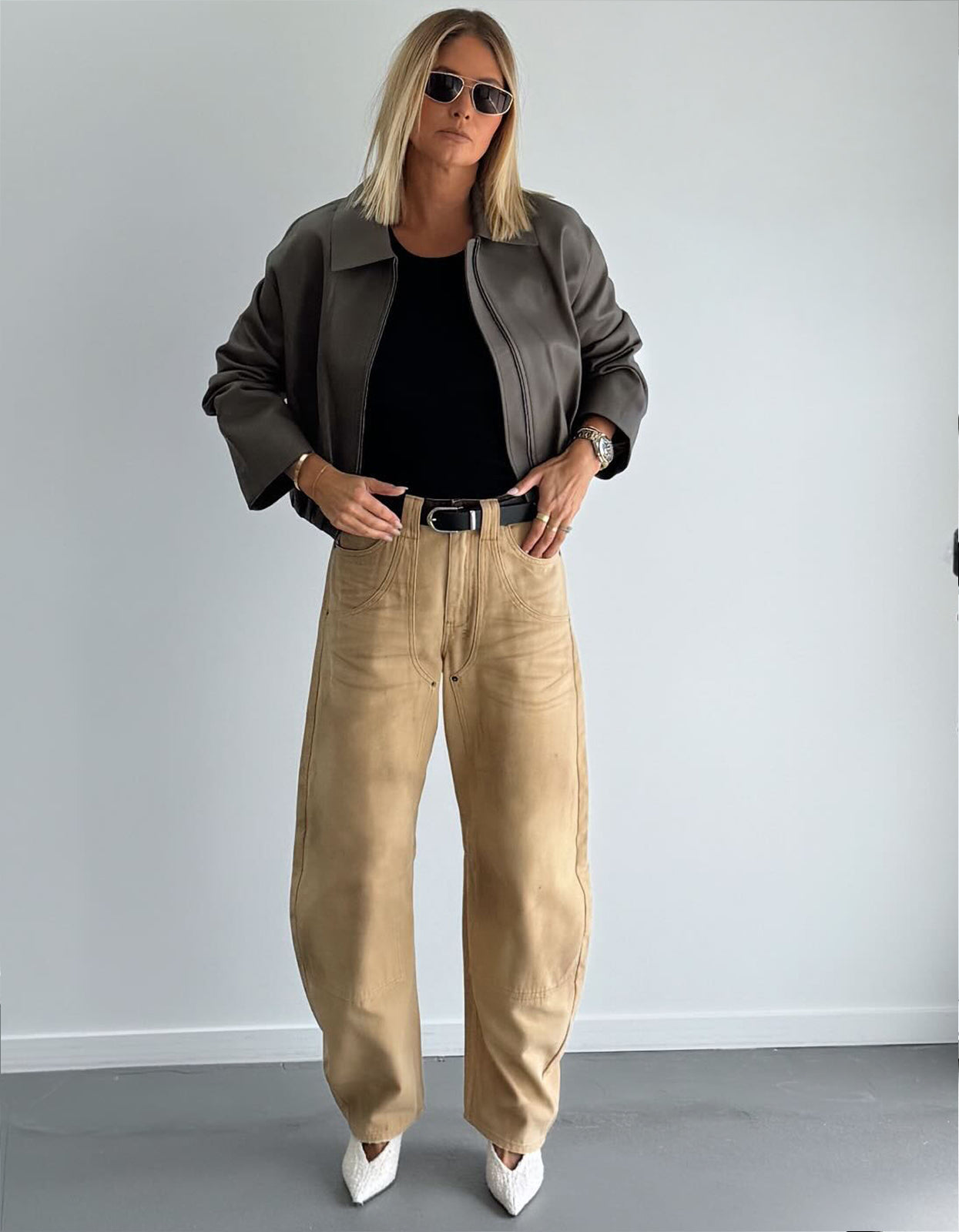 Barrel Jean Carpenter Jean - Sierra Tan