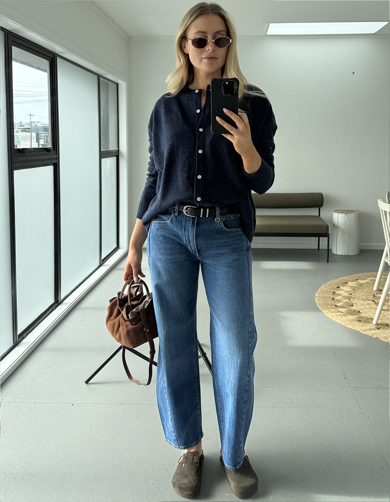 Amber Barrel Jean- Iris