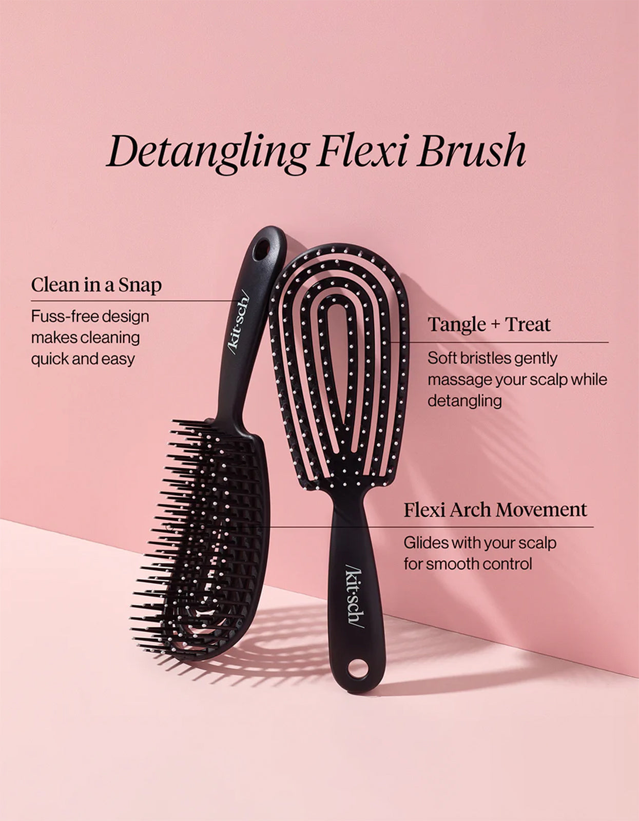 Detangling Flexi Brush - Black
