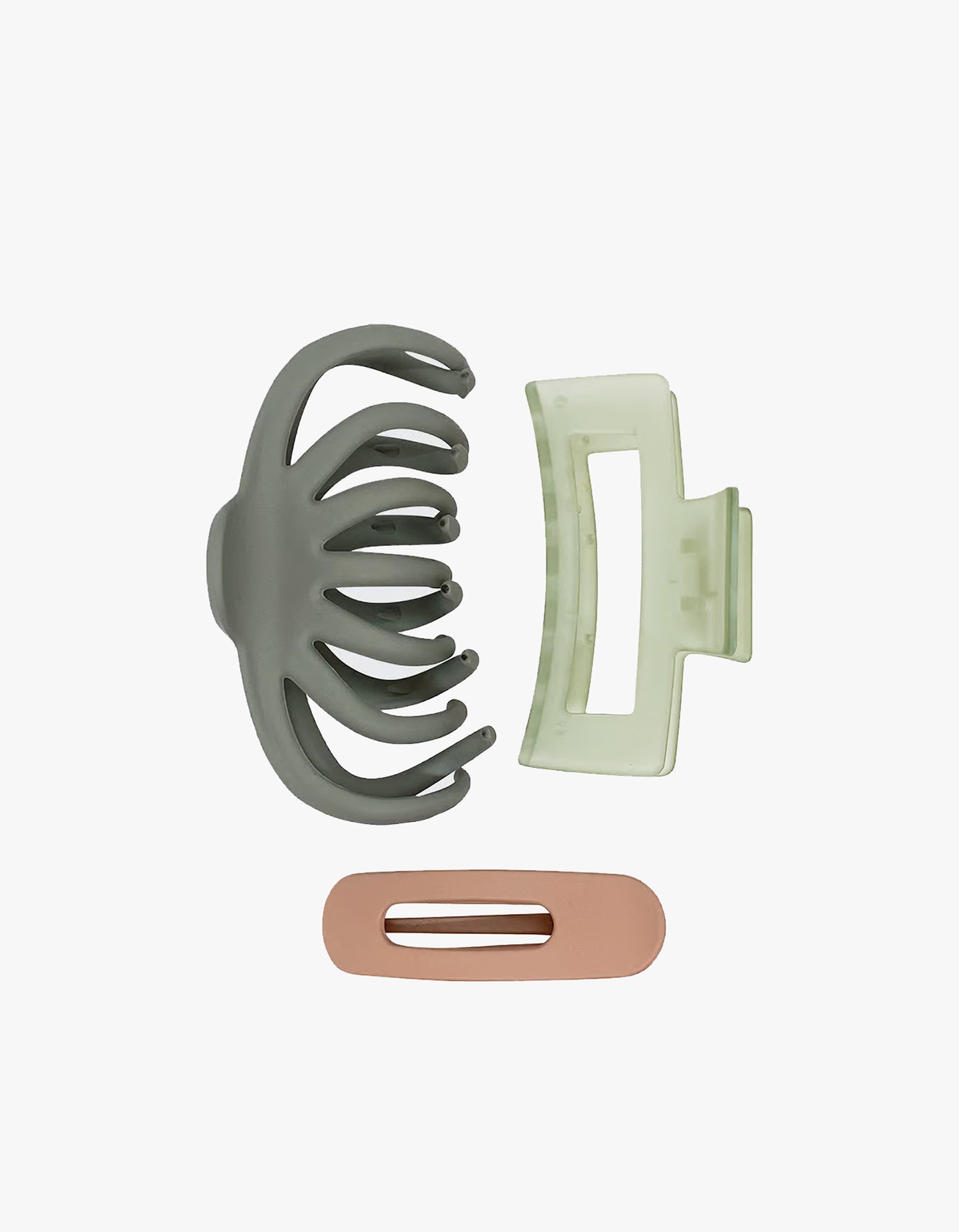 Recycled Plastic Assorted Clip Pack - Sage