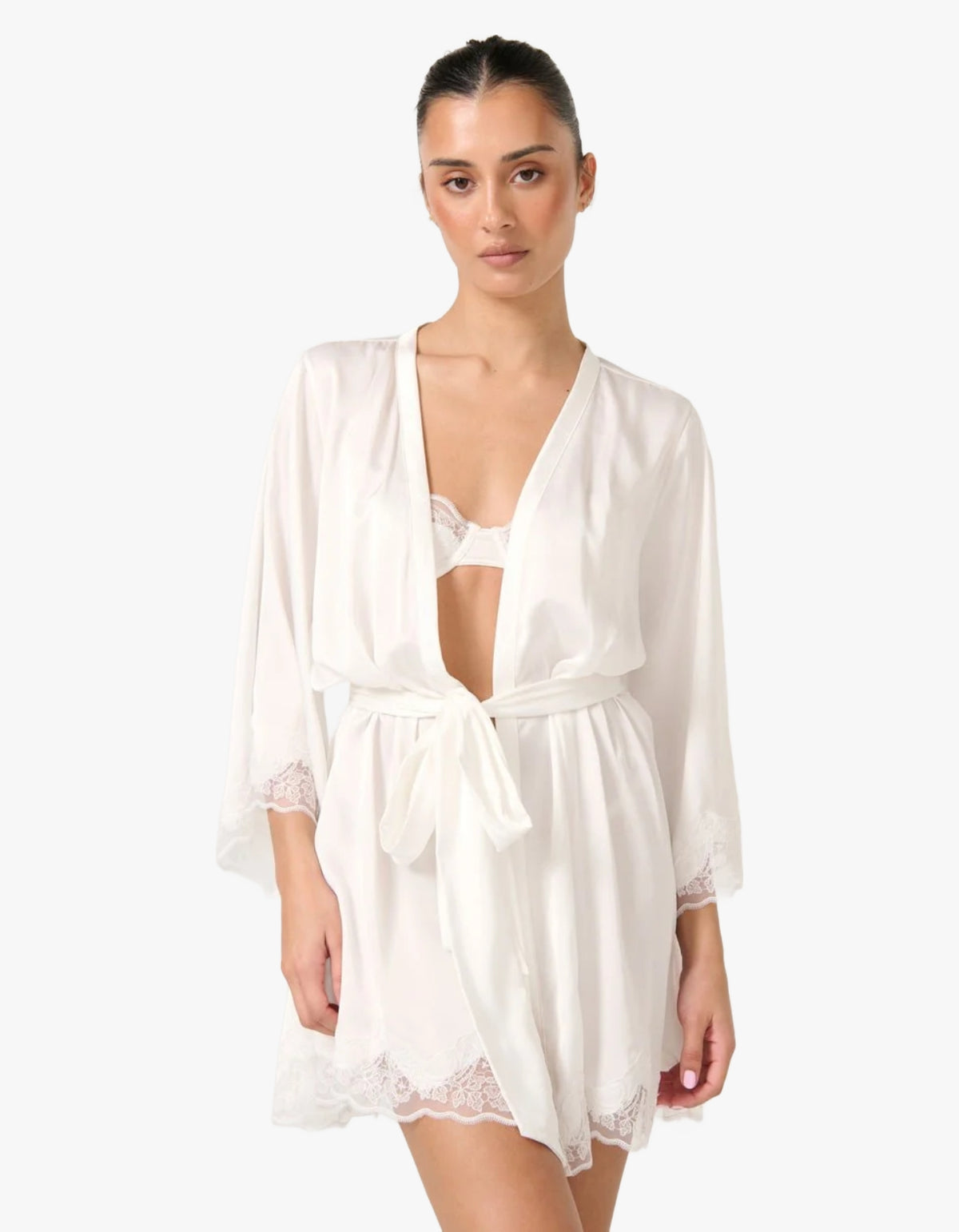 Kensie Robe - Ivory
