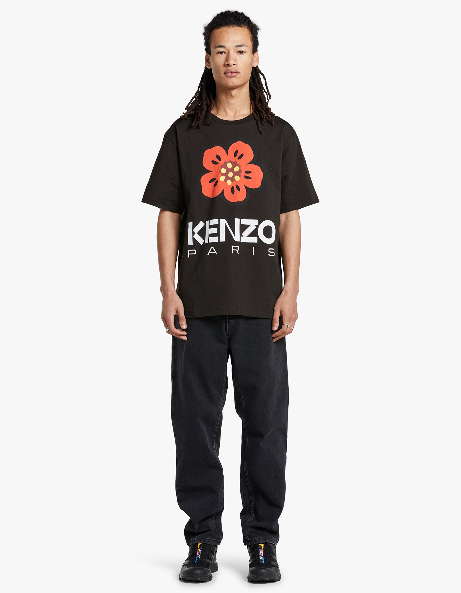 Boke Flower Classic T-Shirt - Black - Superette