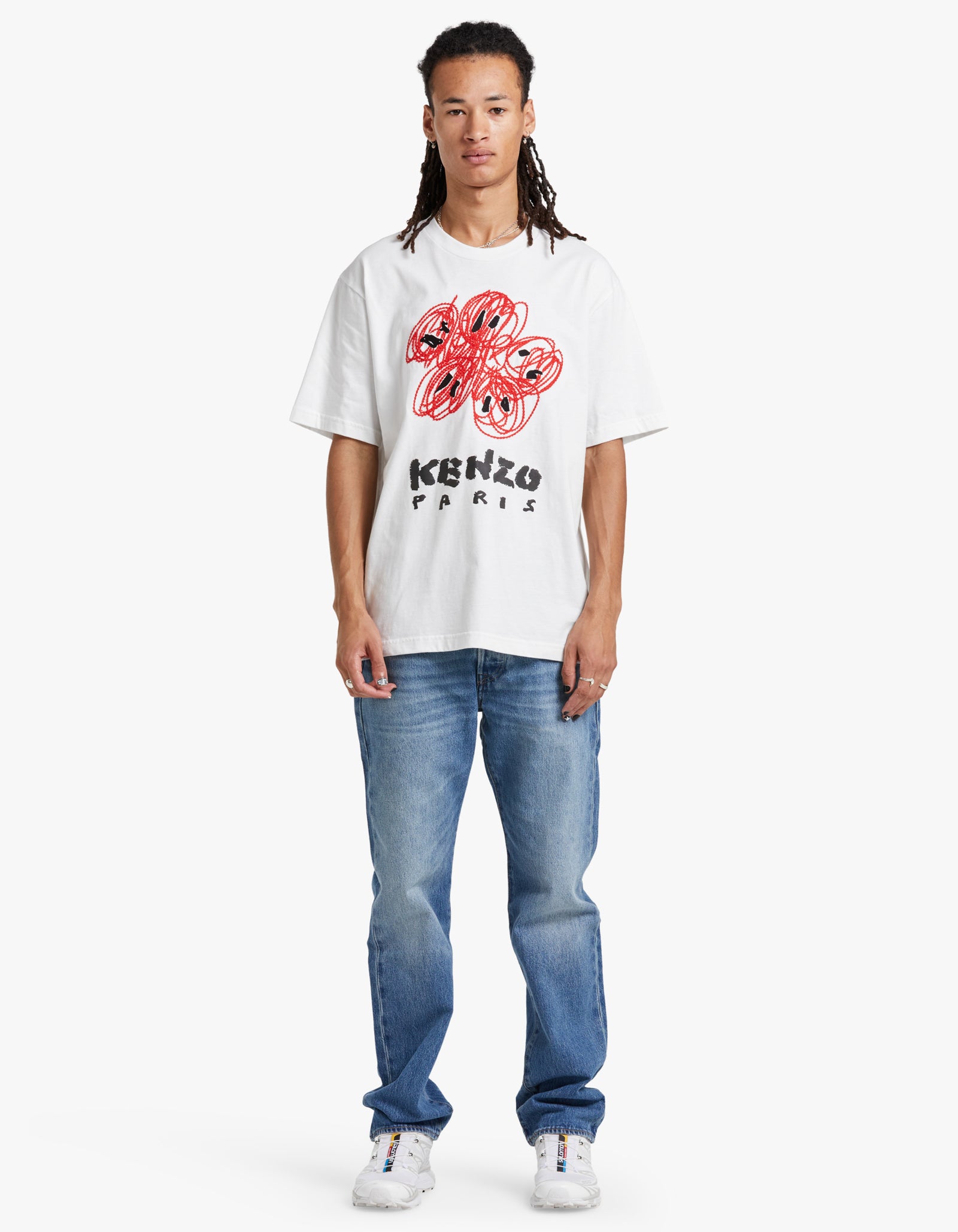 Superette | Lucky Tiger Oversize T Shirt - 02 Off White