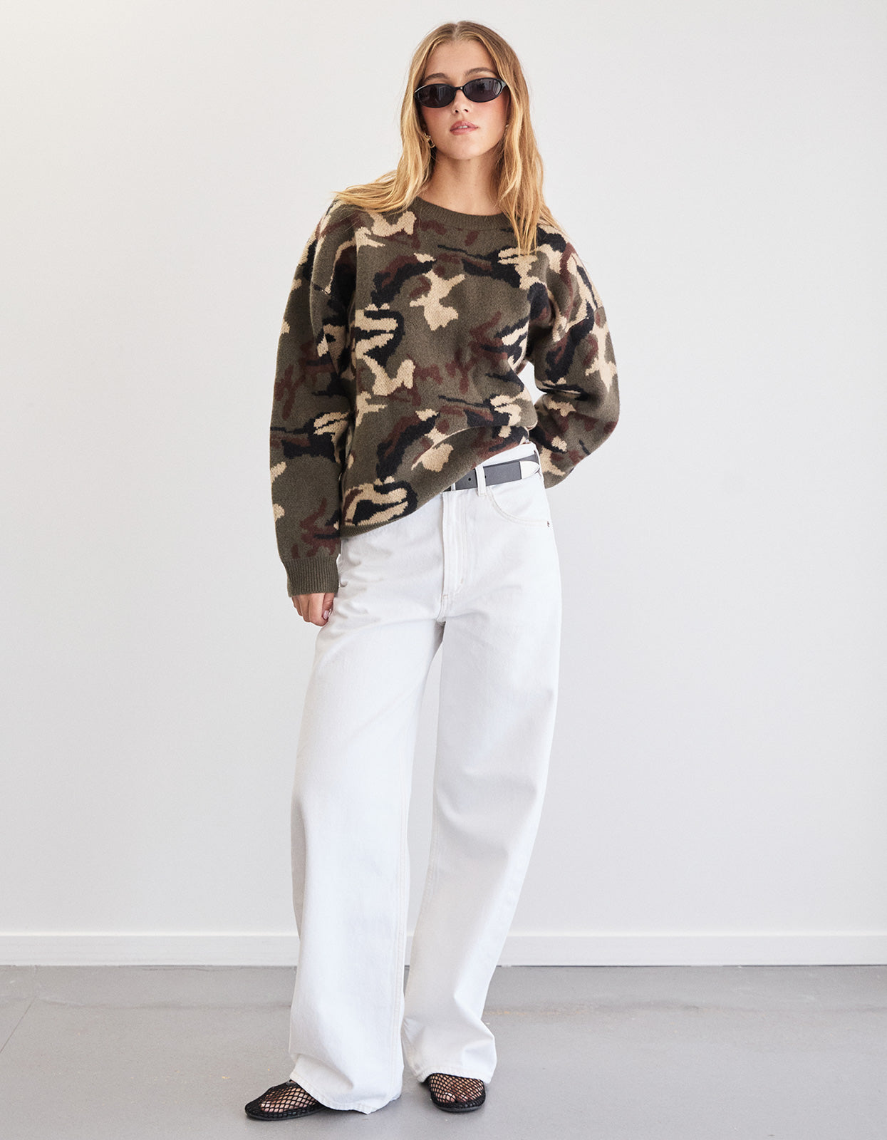 Kadie Camo Knit - Camo