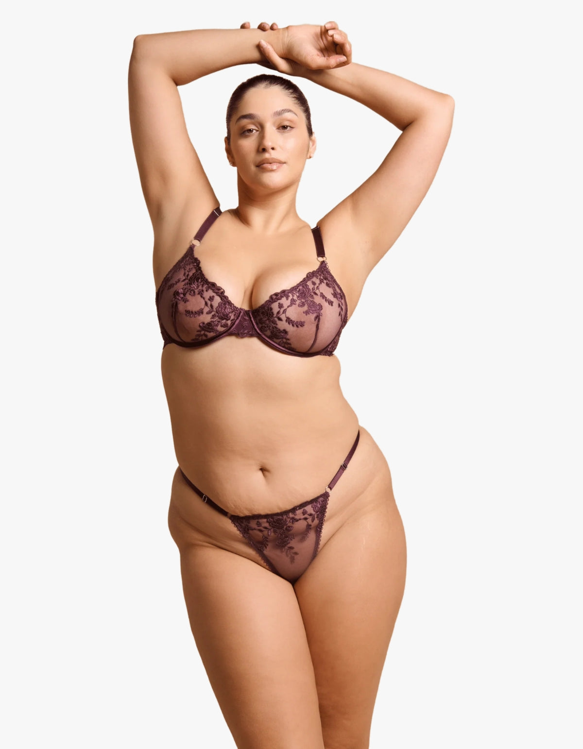 Nicolette Underwire - Raisin