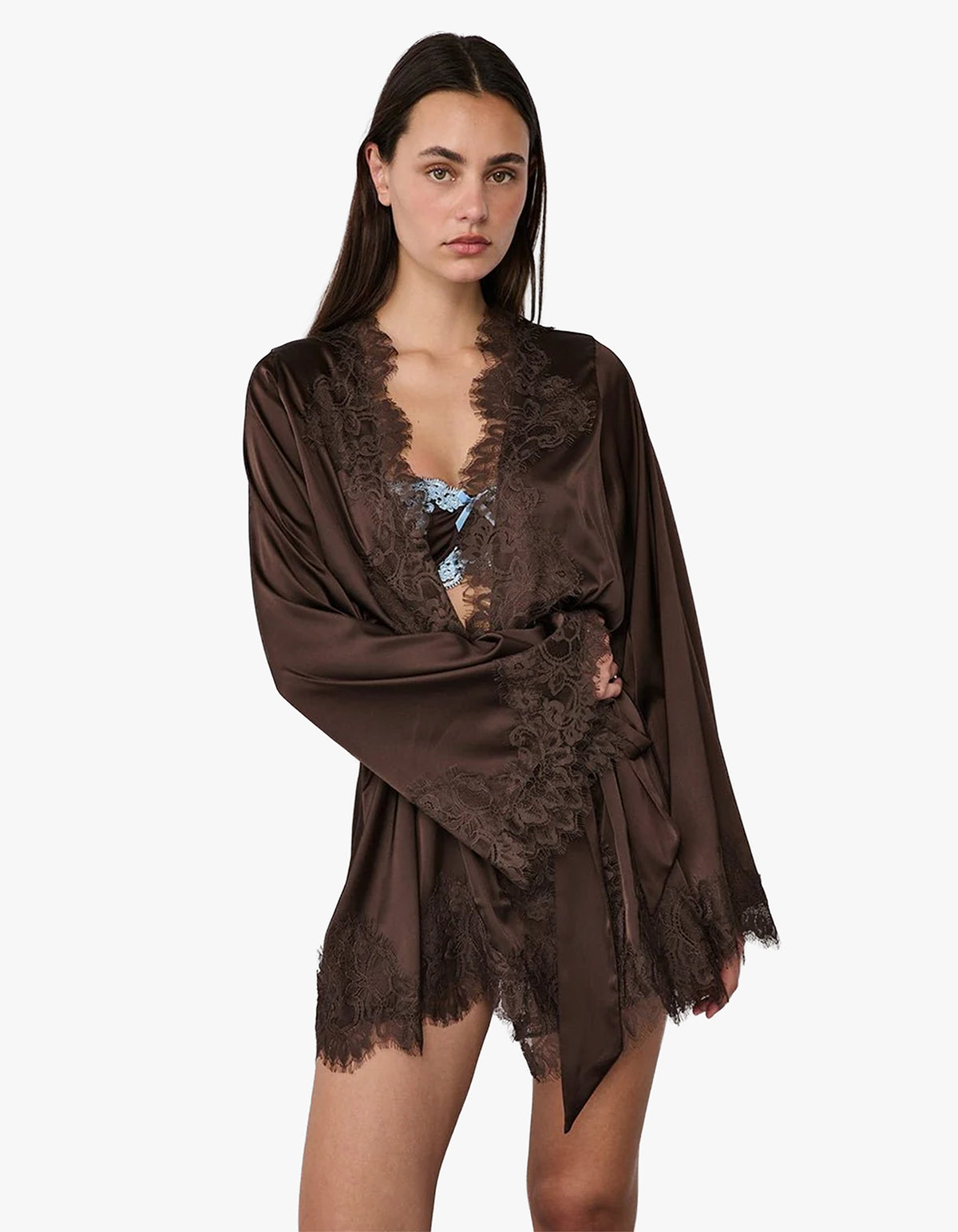 Olivia Robe - Espresso