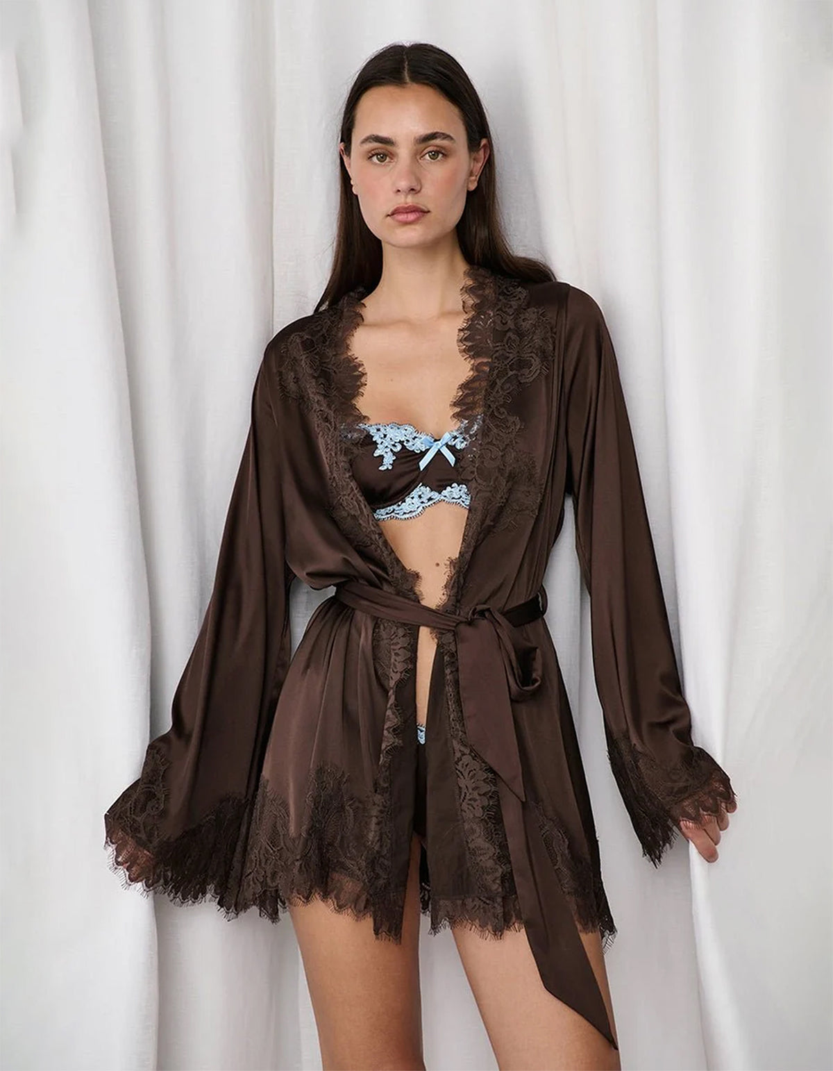 Olivia Robe - Espresso