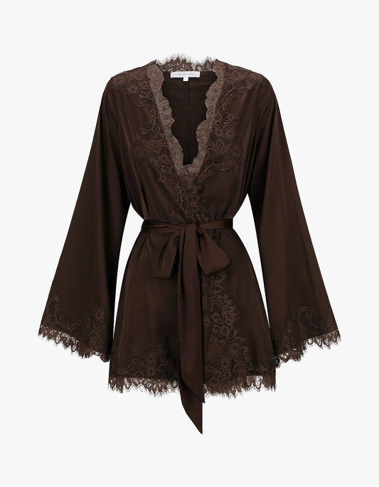 Olivia Robe - Espresso