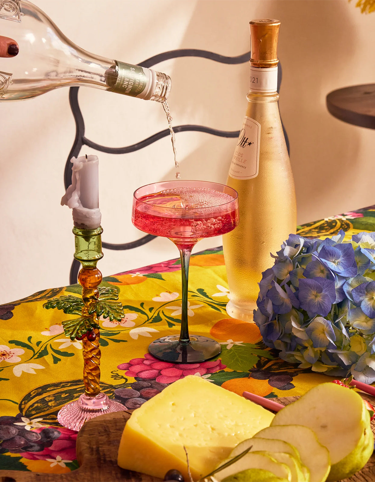 Isle Of Pink Margarita Glass 2P Set