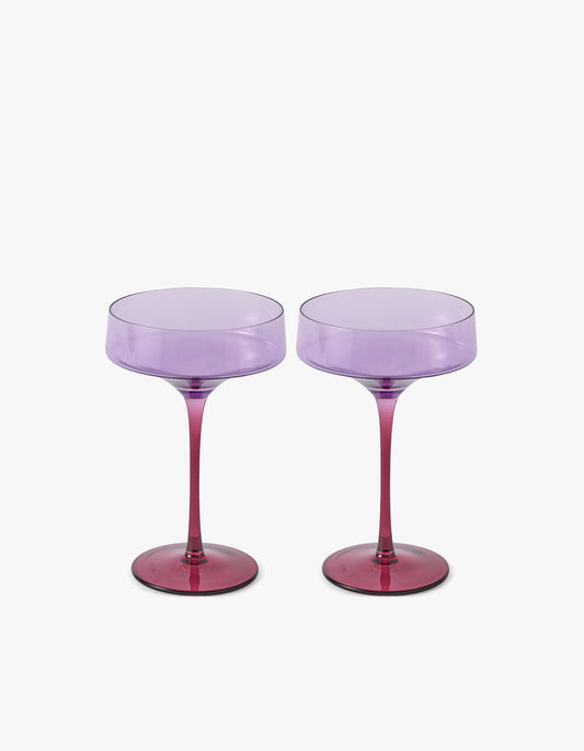 Lilac Fiesta Margarita Glass 2P Set