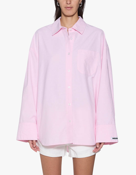 Astra L/S Shirt - Pink Oxford