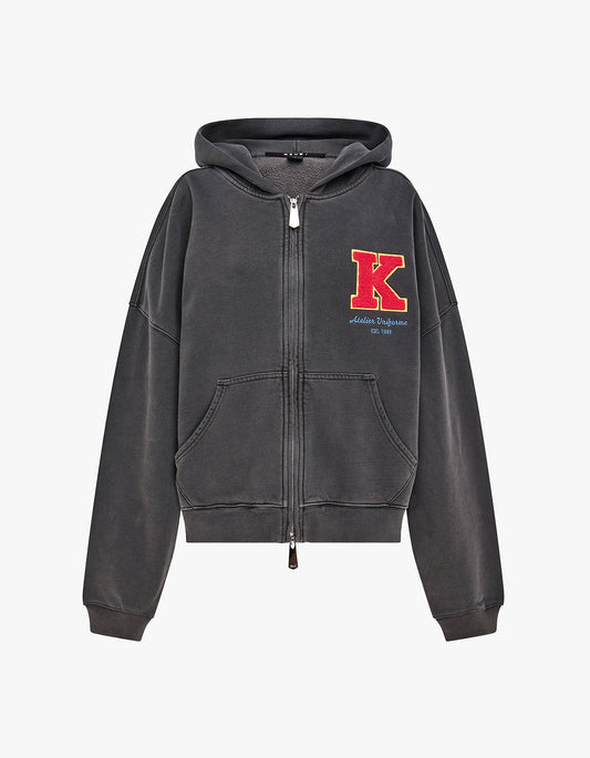 Campus Hoodie Washed Black - Washed Black
