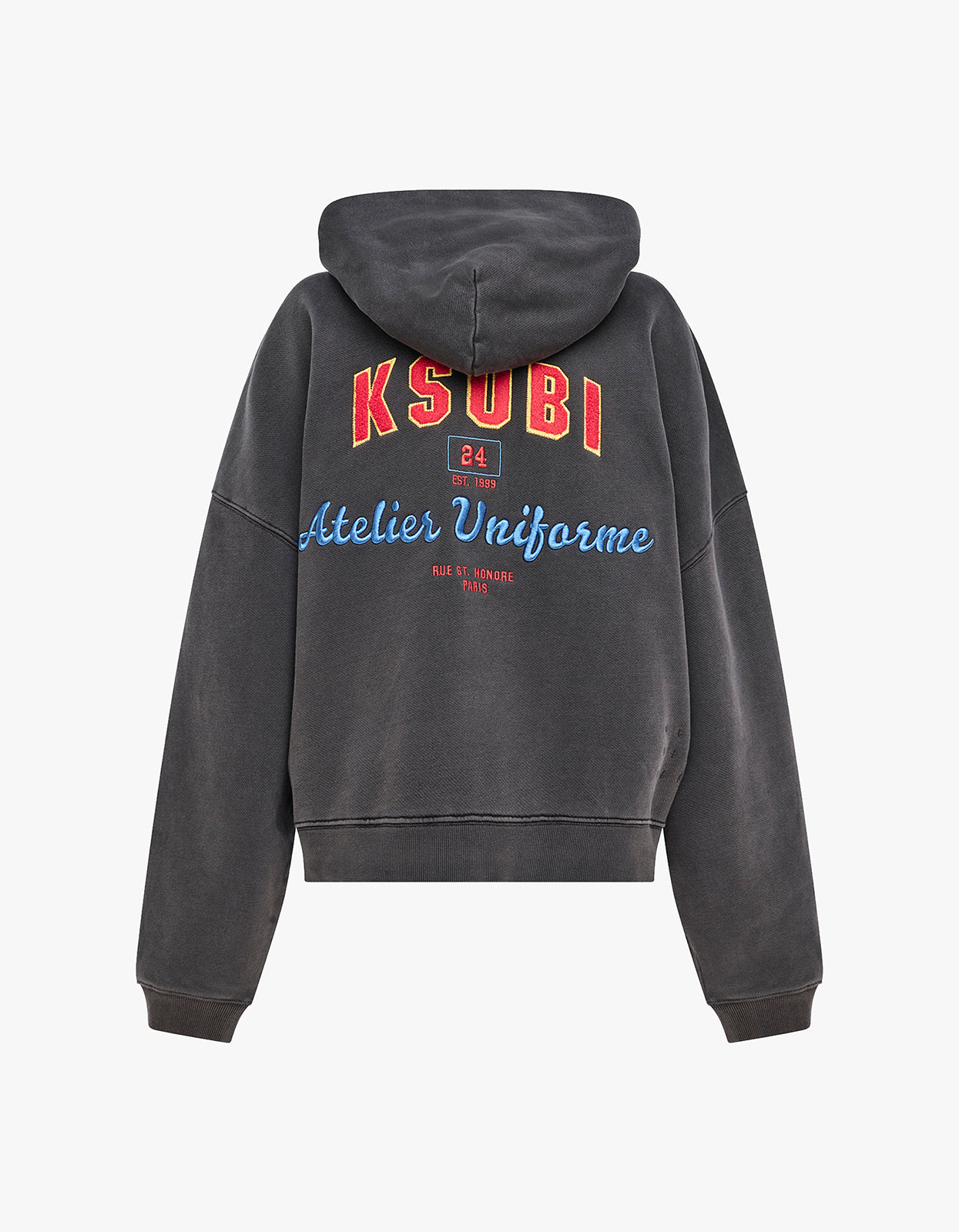 Campus Hoodie Washed Black - Washed Black