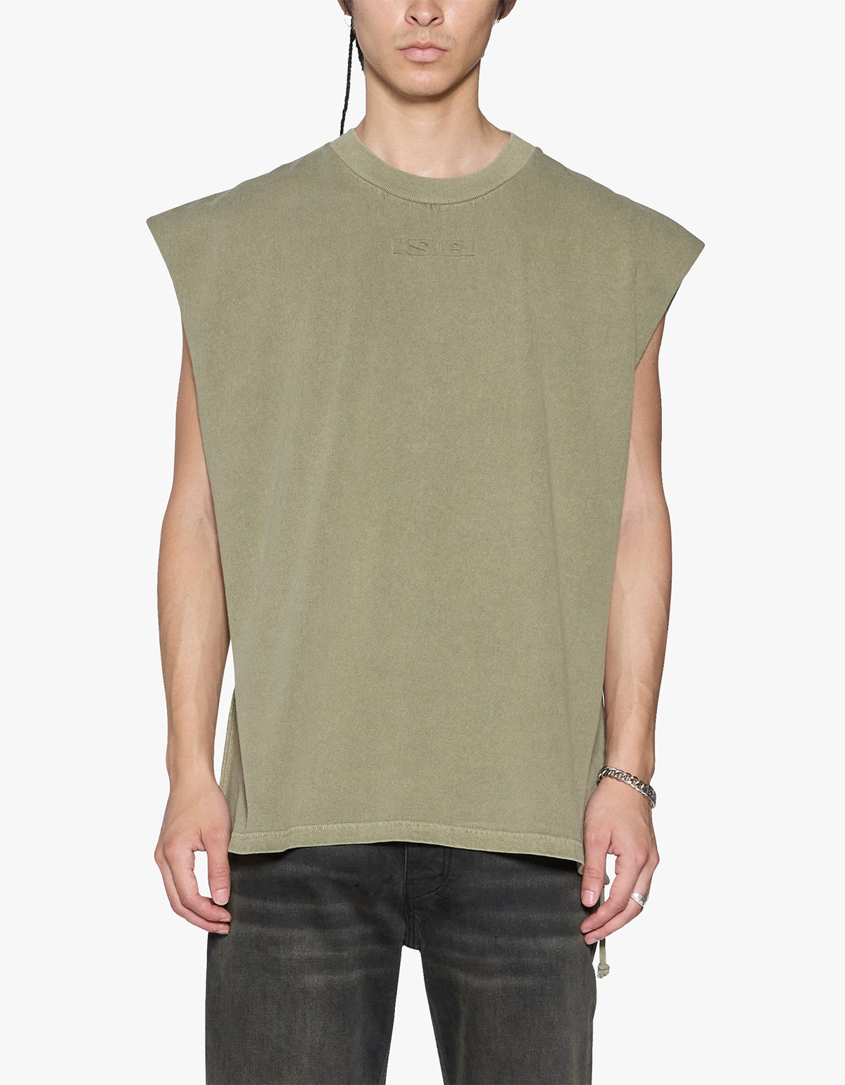 Intruder Cut Off Tee - Militant