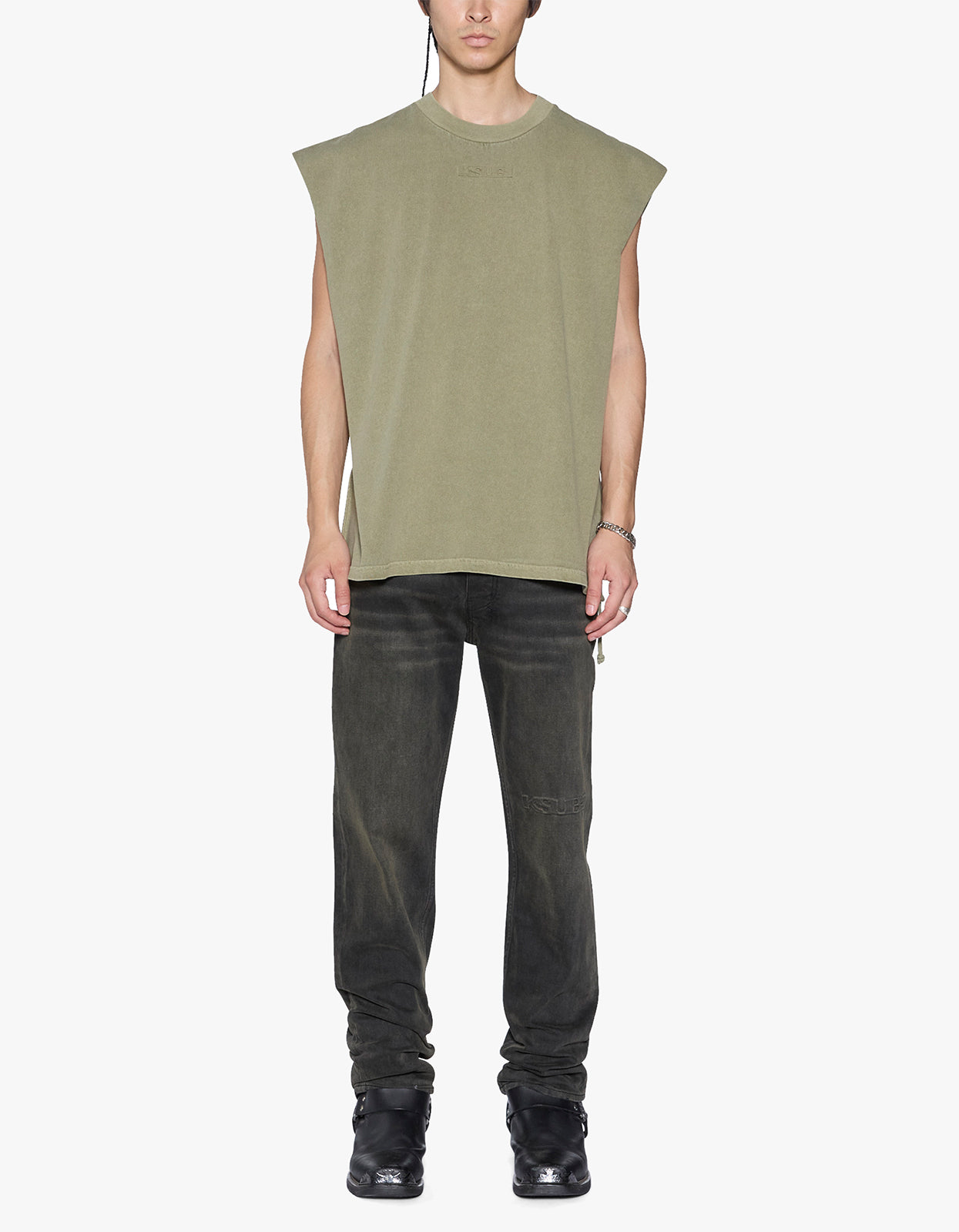 Intruder Cut Off Tee - Militant