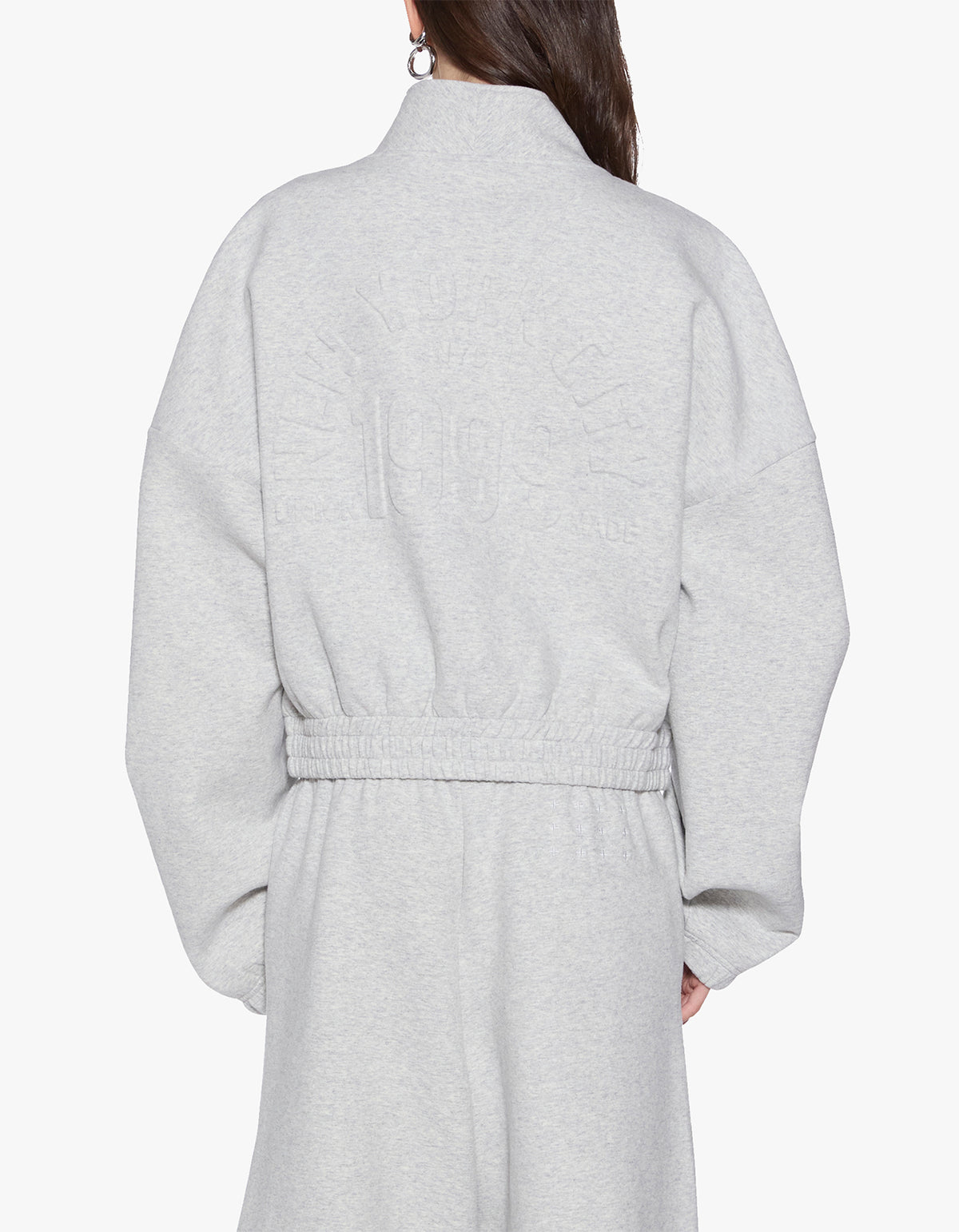 Nyc Sports Campus Half Zip - Snow Marle