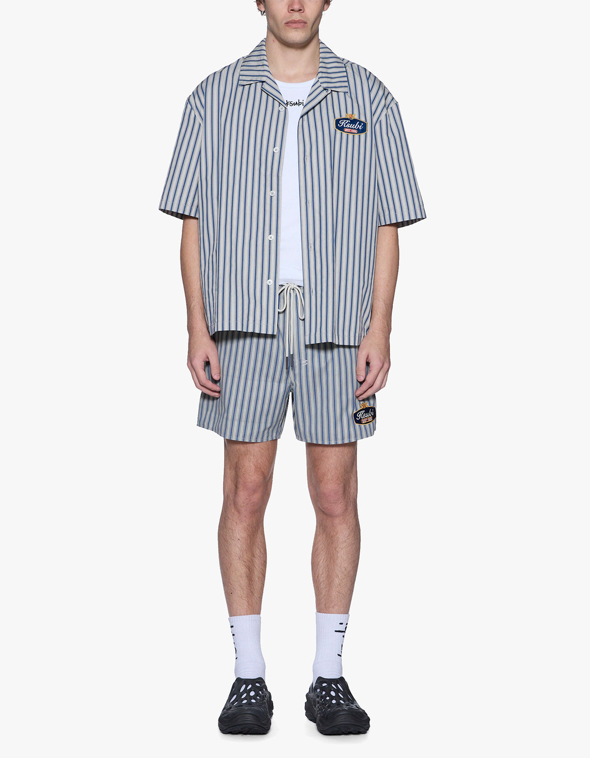 Perform Boardshort - Oat Stripe