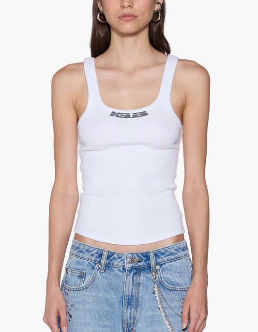 Sott Stamp Chloe Tank - White