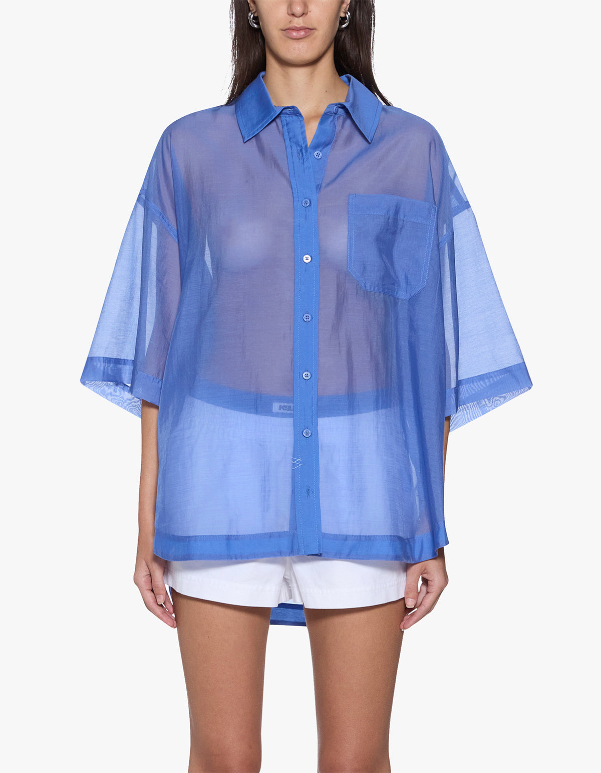 Vision S/S Shirt - Sheer Blue